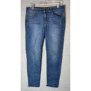 Democracy Absolution Ankle Skinny Jeans Comfort Waist Denim Blue‎ Size 10